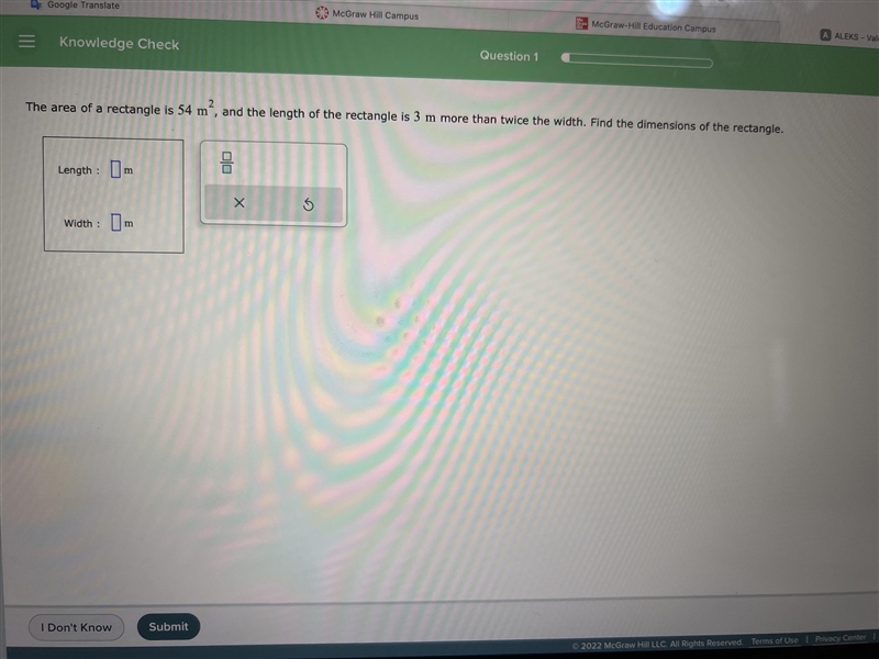 Find the dimensions of the rectangle-example-1