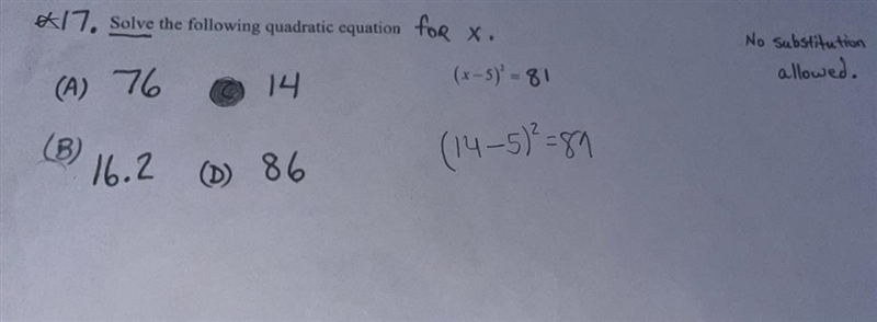 I need help on showing work but it can’t be substitution! :(-example-1