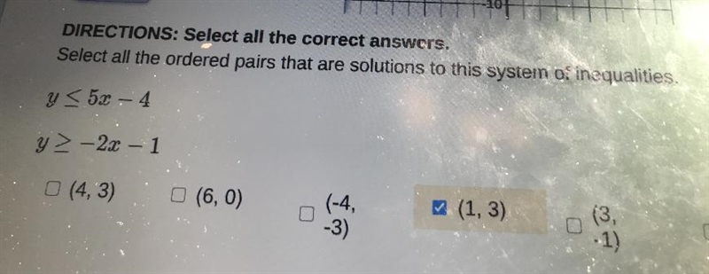 Y < 5x - 4y > -2x – Solution to system of inequality-example-1