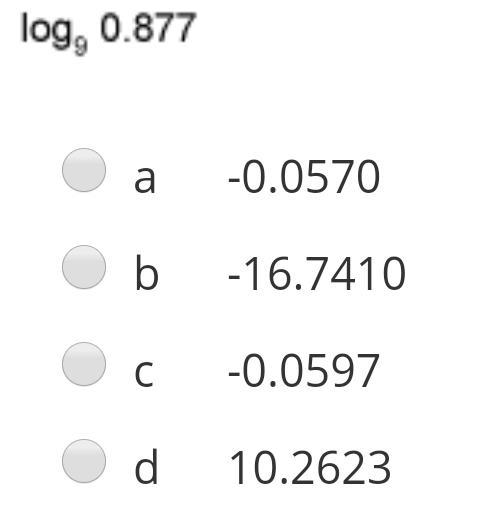 Use the change of base rule to find the logarithm to four decimal places-example-1