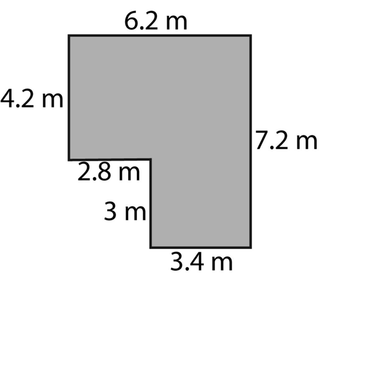 Misty is fencing her garden, which has the measurements shown below. The side that-example-1