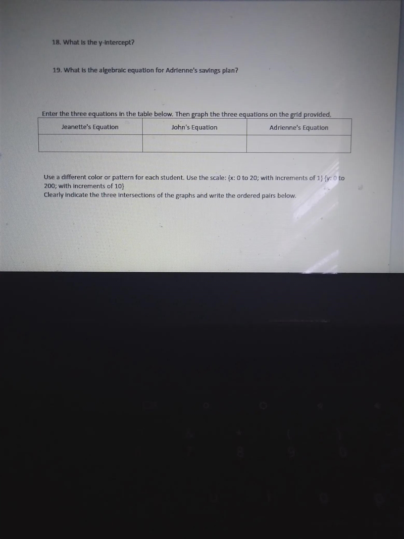 Below is a savings plan for Adrienne. Use this table to answer the questions below-example-1