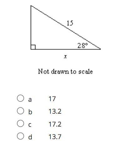 Find the value of x. Round to the nearest tenth.-example-1