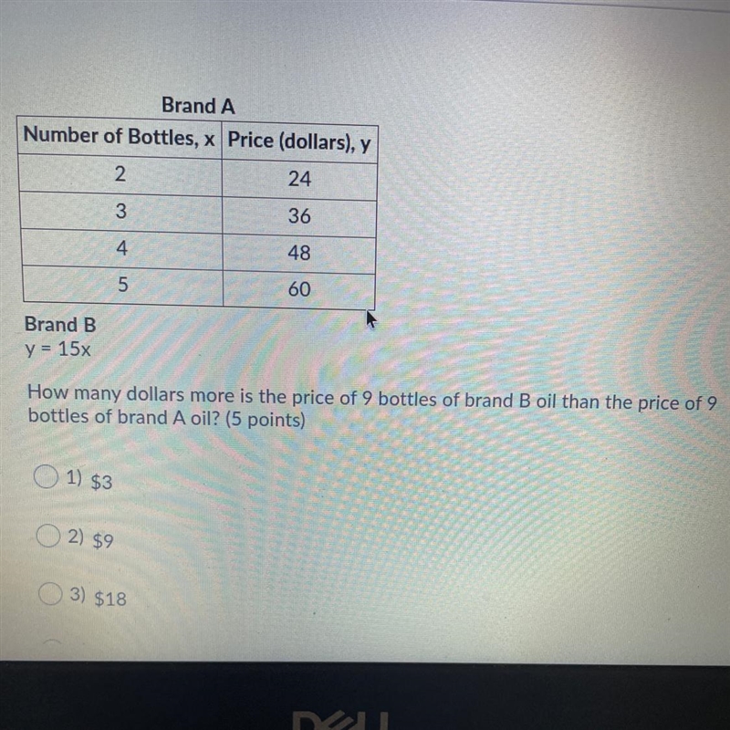 Help please this is a practice question for points-the other option is $27-example-1