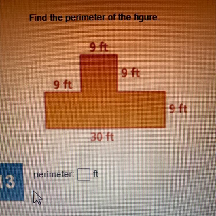 GIVING BRAINILEST! Find the perimeter of the figure!-example-1