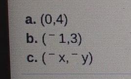 For each of the following points, find the coordinates of the image point under a-example-1