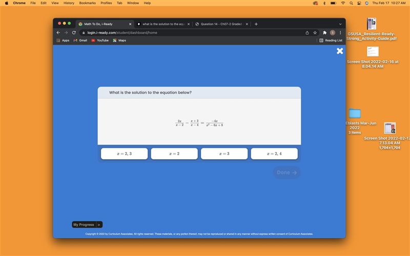 What is the solution to the equation below?-example-1