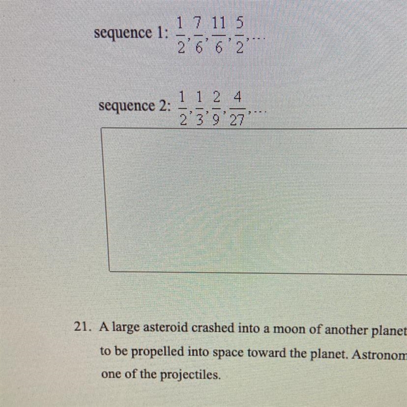 Tell weather each sequence is arithmetic sequence or not. Shortly explain why or why-example-1