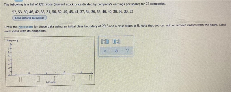 The following is a list of P/E ratios (current stock price divided by company's earnings-example-1