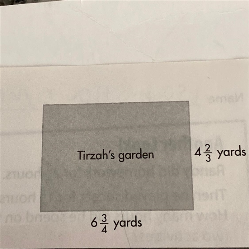 Tirzah wants to put a fence around her garden. She has 22 yards of fence material-example-1