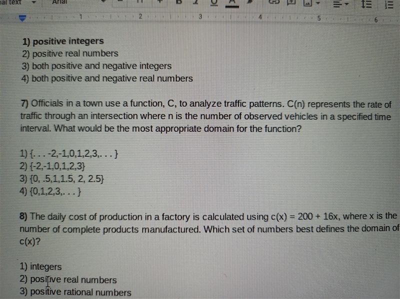 What would be the most appropriate domain for this function? Number 7-example-1