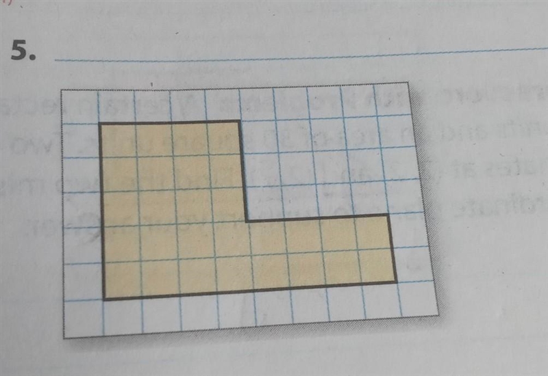 Find the area of each figure in square units. show your work and explain how you got-example-1