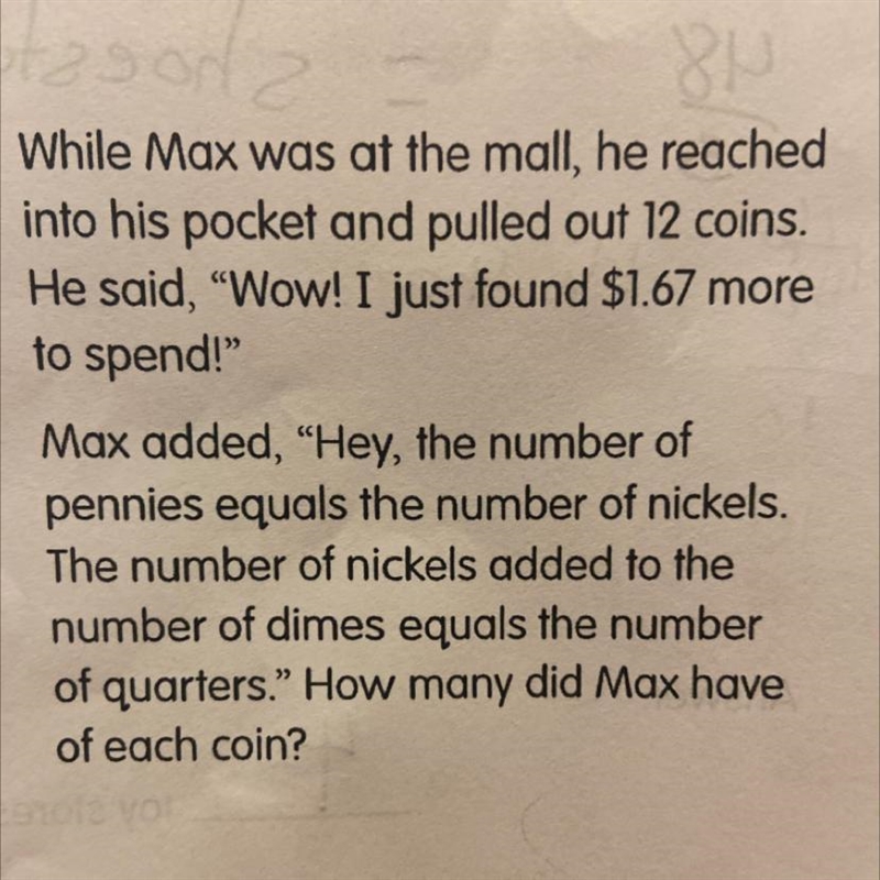 How many pennies, how many dimes,how many nickels, and how many quarters-example-1