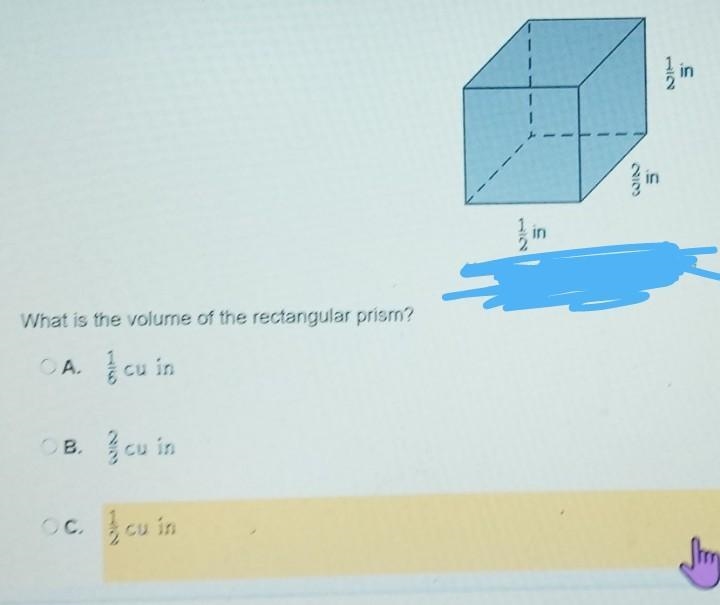 NIH in 1 WIN in 1 / in Note: Figure is not drawn to scale. What is the volume of the-example-1