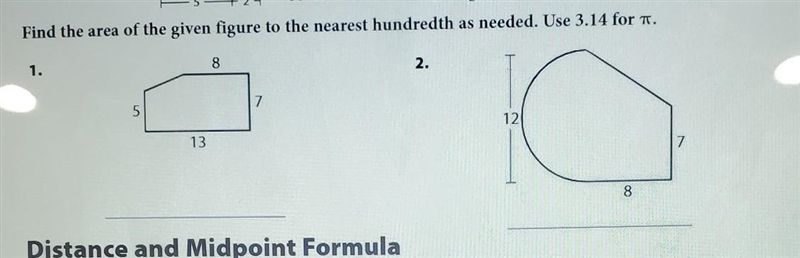 Find the area of the given figure to the nearest hundredth as needed.-example-1