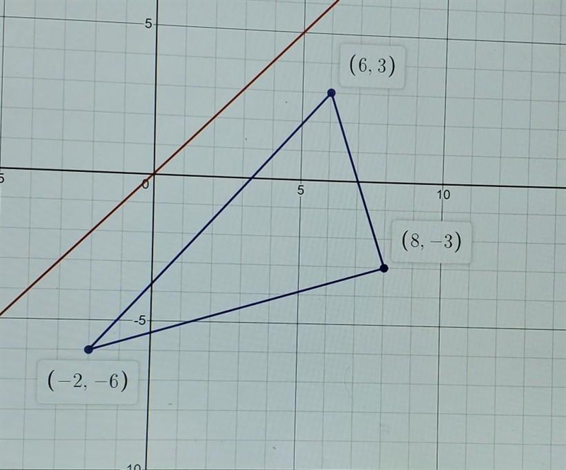 Suppose line g is the line with equation y=x. Given A(8,−5), B(7,3), and C(−1,−7), what-example-1