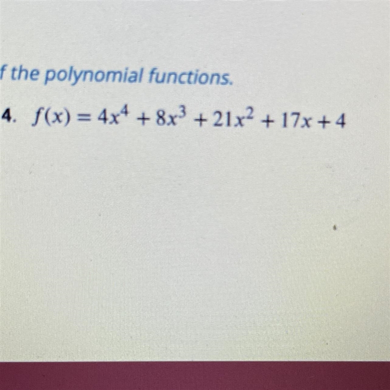 Use the rational zero thereom to help find the zeros-example-1