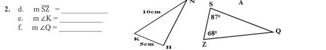 ACTIVITY 4. THINK THINK THINK! Given are congruent triangles, find the uknown values-example-1