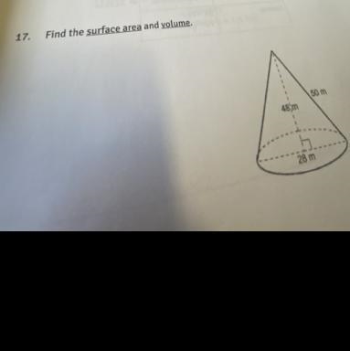 Find the surface area and volume.-example-1