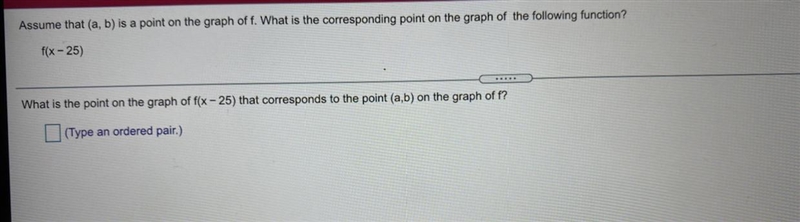 Assume that (a,b) is a point on the graph of f. What is the corresponding point on-example-1