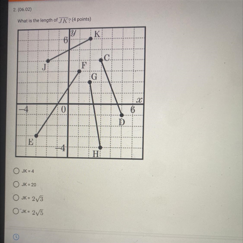 What is the length of JK-example-1