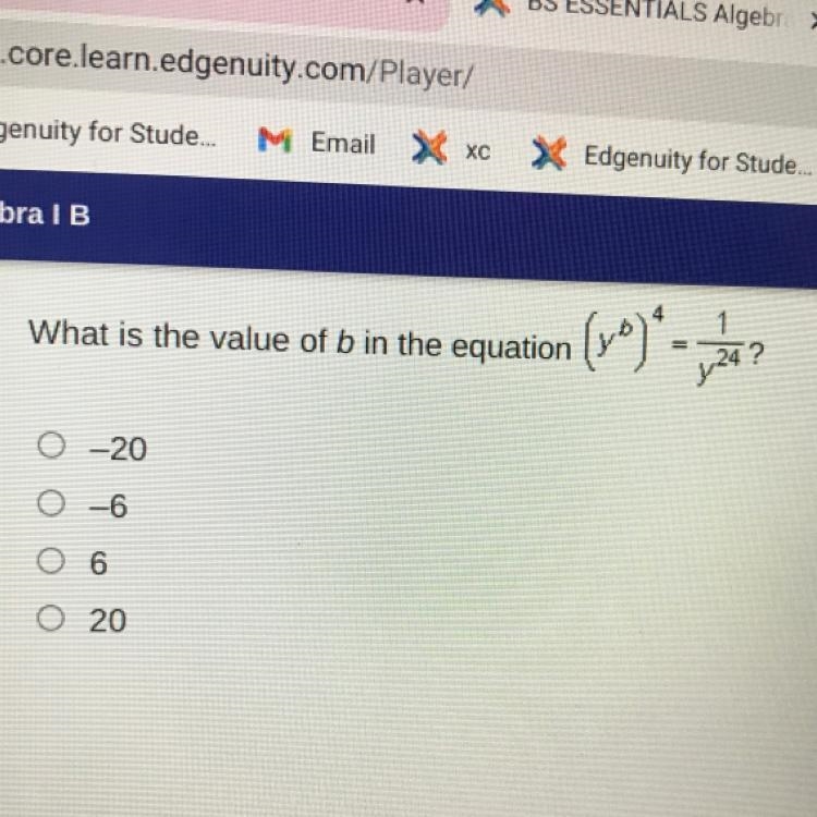 What is the value of b in the equation (y)* 1 (*)" - ? у24 -20 О 6 ООО 6 20 HELPPPPPP-example-1