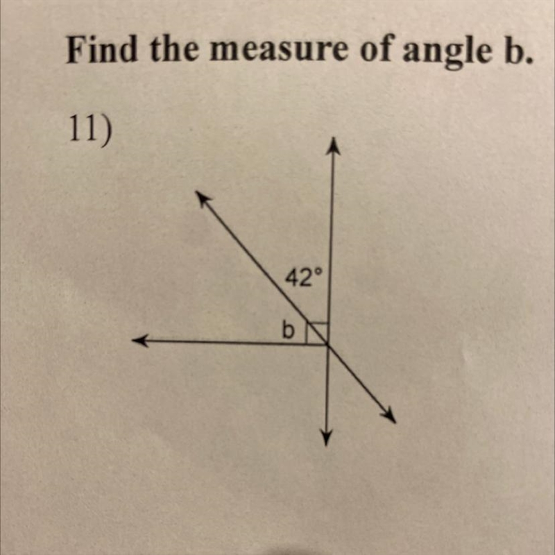 Find the measure of angle B-example-1