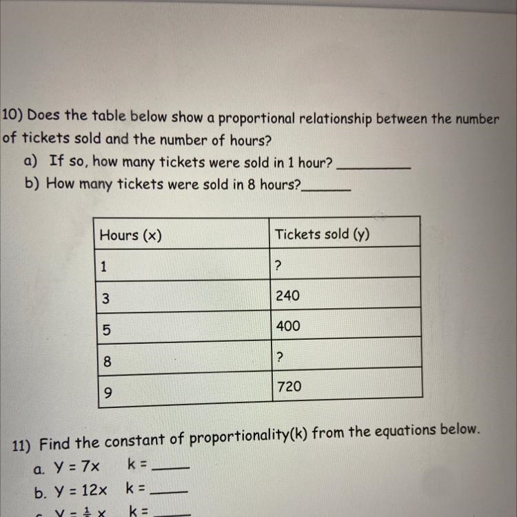 Does the table below show a proportional relationship between the number of tickets-example-1