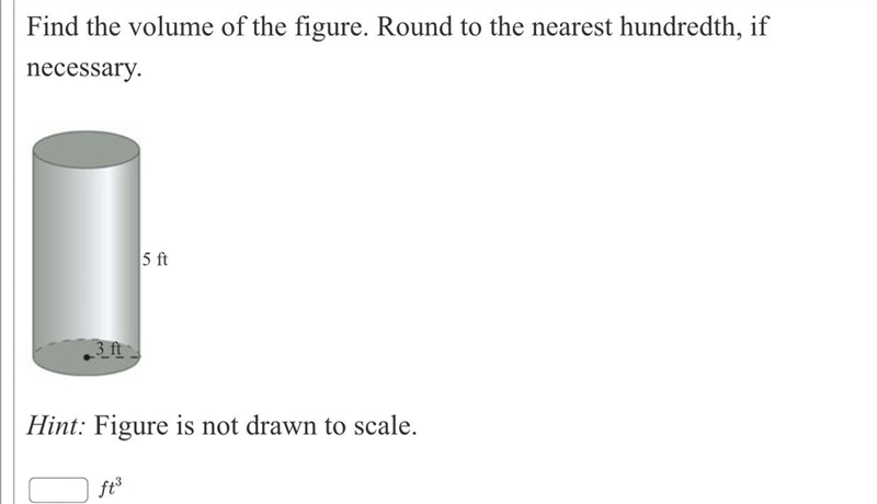 Find the volume of the figure. Round to the nearest hundredth, if necessary. Note-example-1