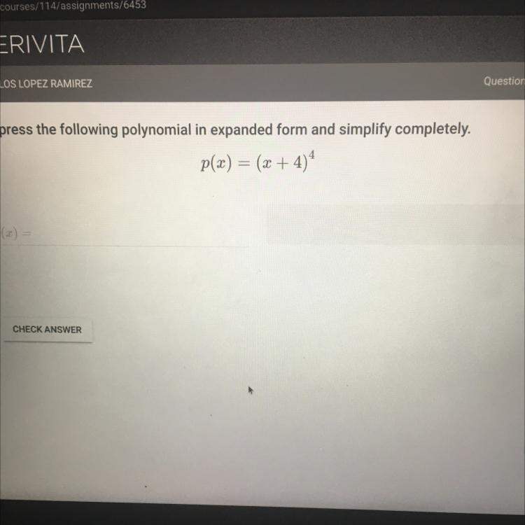 Express the following polynomial in expanded form and simplify completely-example-1