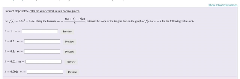 , estimate the slope of the tangent line on the graph of-example-1