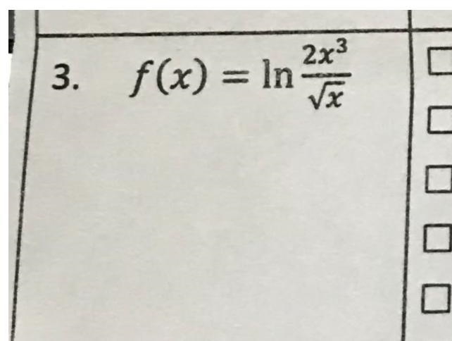 What method of differentiation is necessary, and what is the derivative?-example-1