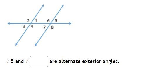 Please I need help with alternate exterior angles.-example-1