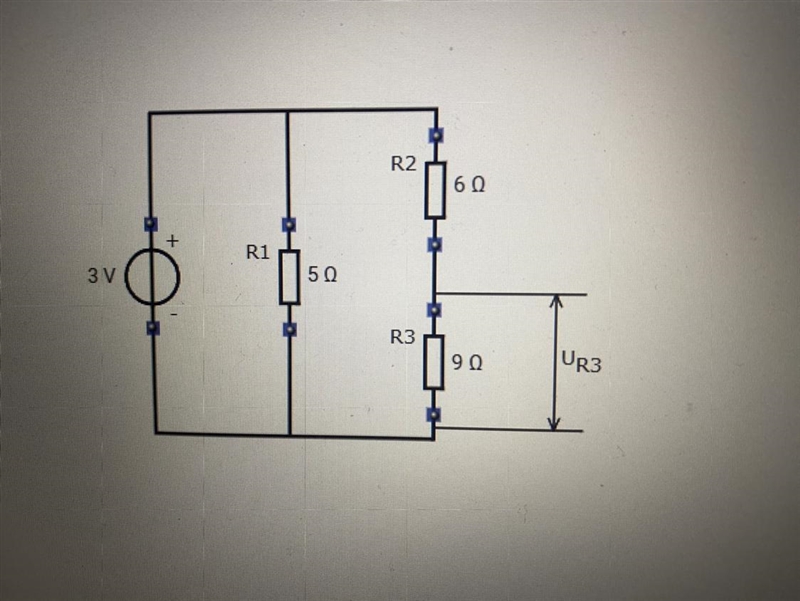 Expert answer only please. What is the voltage drop across resistor R3?-example-1