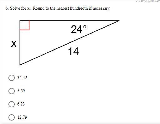 Solve for x. round to the nearrest hundredth if necessary-example-1