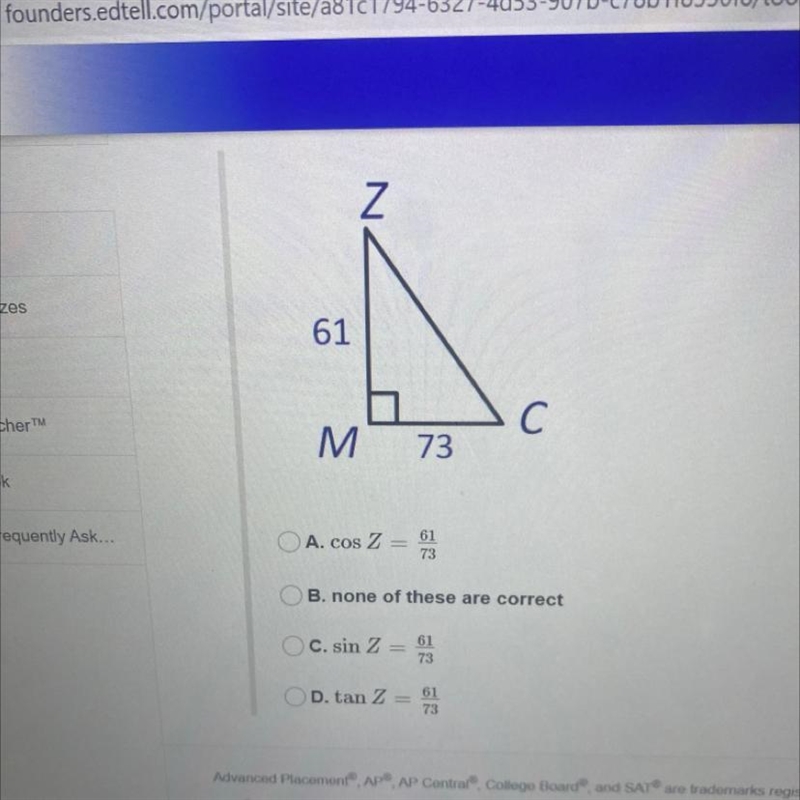 Which of the following is correct based on this picture?-example-1