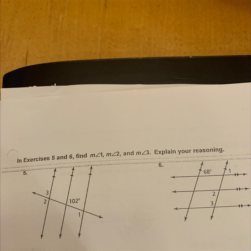 I’m confused on what to do here. I’m supposed to find the angle measure for angles-example-1