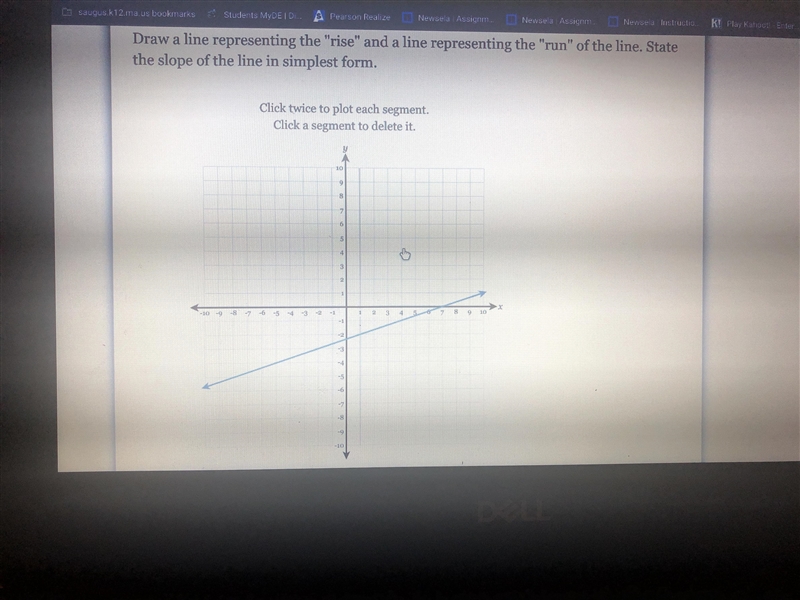 I need help finding the slop of the line in simplest form-example-1