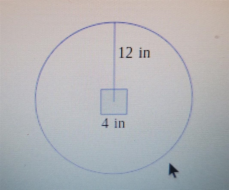 A dart hits the circular dartboard at a random point. what is the probability that-example-1