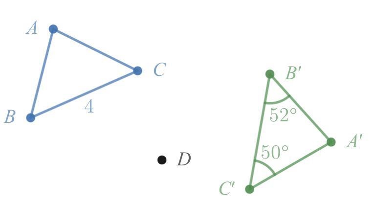 Please helppppA′B′C′ is an image of triangle ABC after a rotation. The center of rotation-example-1