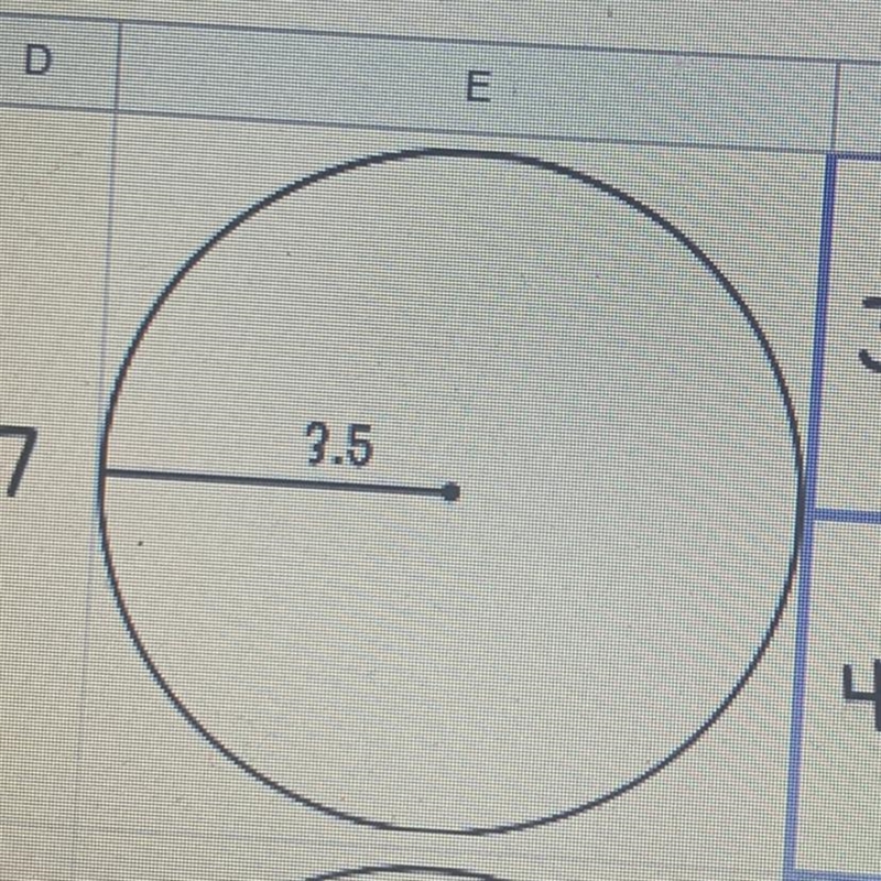 What is the Area of the circle-example-1