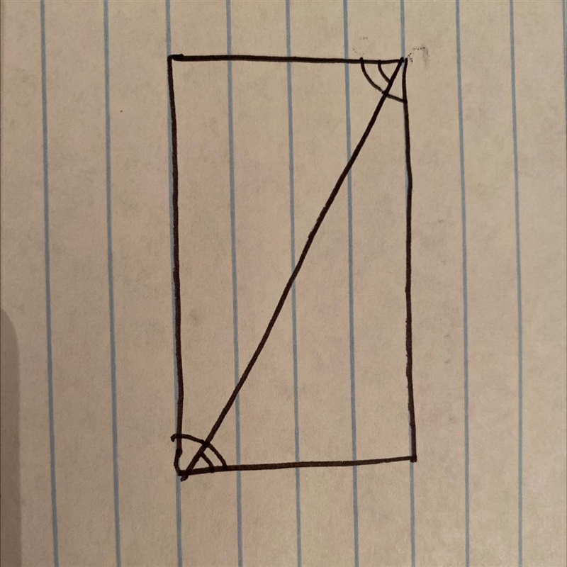 State the Postulate or theorem you are used to prove each pair of triangles congruent-example-1