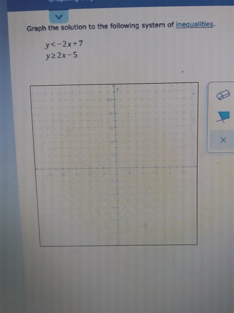 Hello. im stuck on this. need to know what shaded region is the solution-example-1