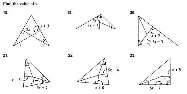 How do you solve #18? Find the value of X.-example-1