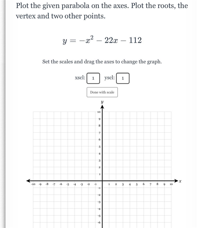 What would I set the scales of the Y and X axis-example-1