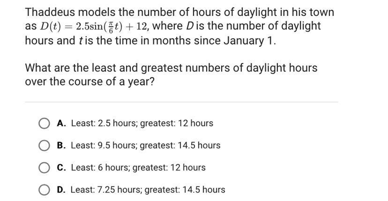 Thaddeus models the number of hours of daylight in his townas-example-1