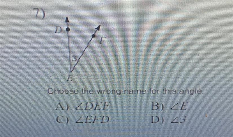 Name each angle in four ways. Please help-example-1