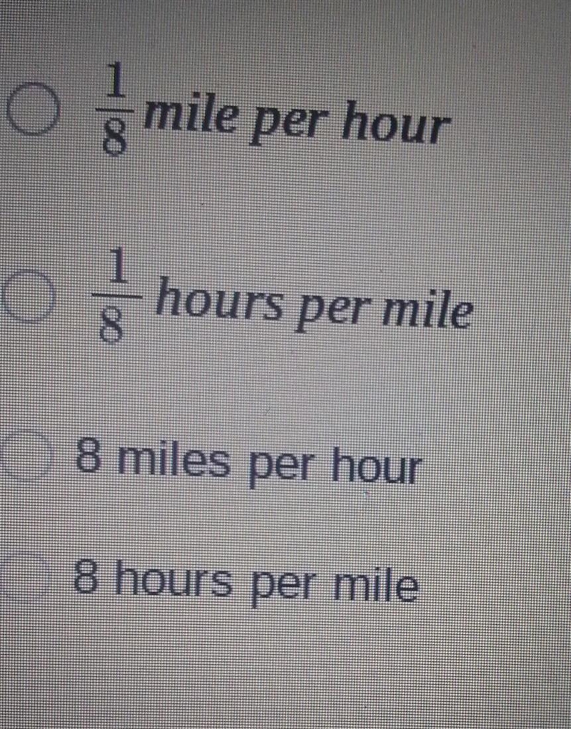 It takes Diego 1/4 of an hour to complete a circular bike track. The track is 1/3 mile-example-1