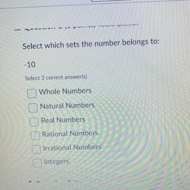 Select which sets the number belongs to.(3) correct answers-example-1