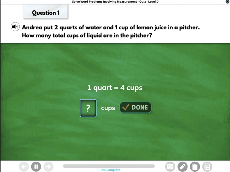 1 quart=4 cups (whats the answer?)-example-1